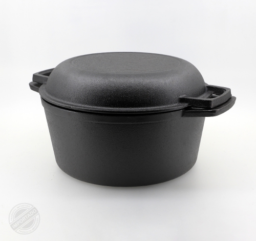 Westmark Olla de hierro fundido Tapas + Friends – olla pequeña de hierro  fundido con tapa, apta para todo tipo de cocinas, incluidas inducción y