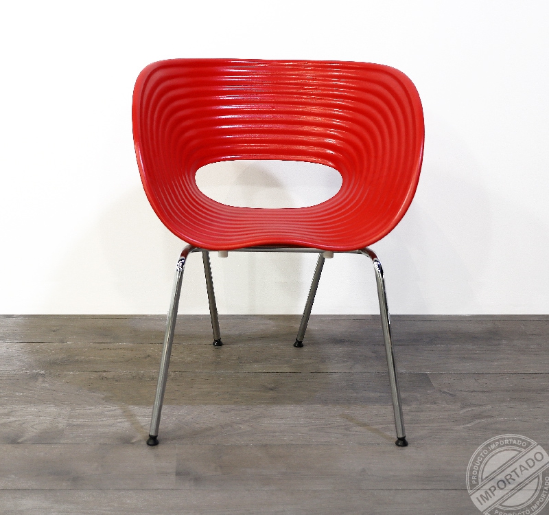 SILLA CONCHA ROJA PC-06