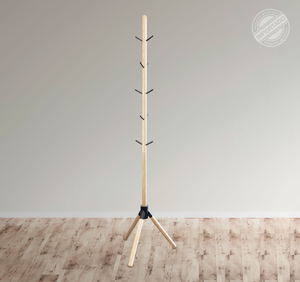 Colgador madera negro Ref 9861
